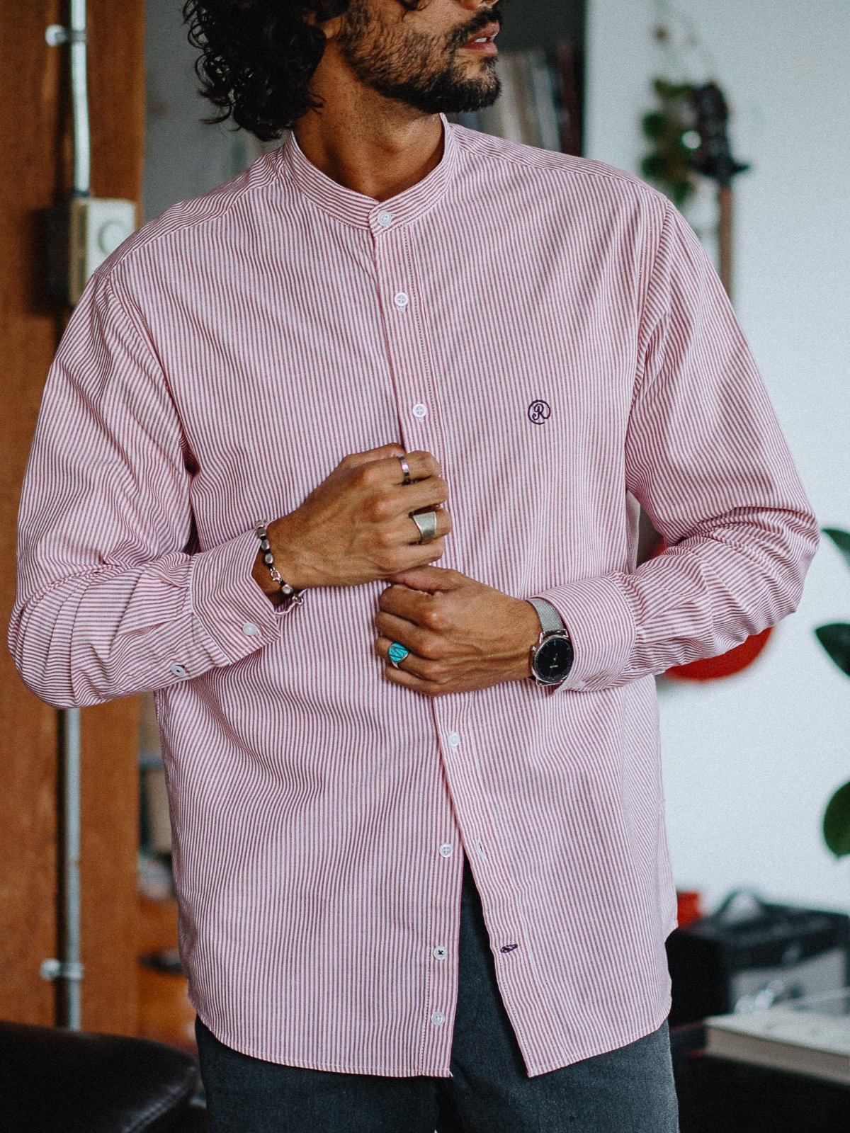 Pescador Shirt In Scarlet