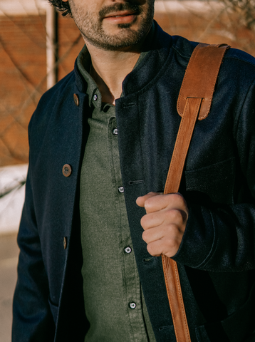 Tambo Wool Jacket in Navy – Remu Apparel